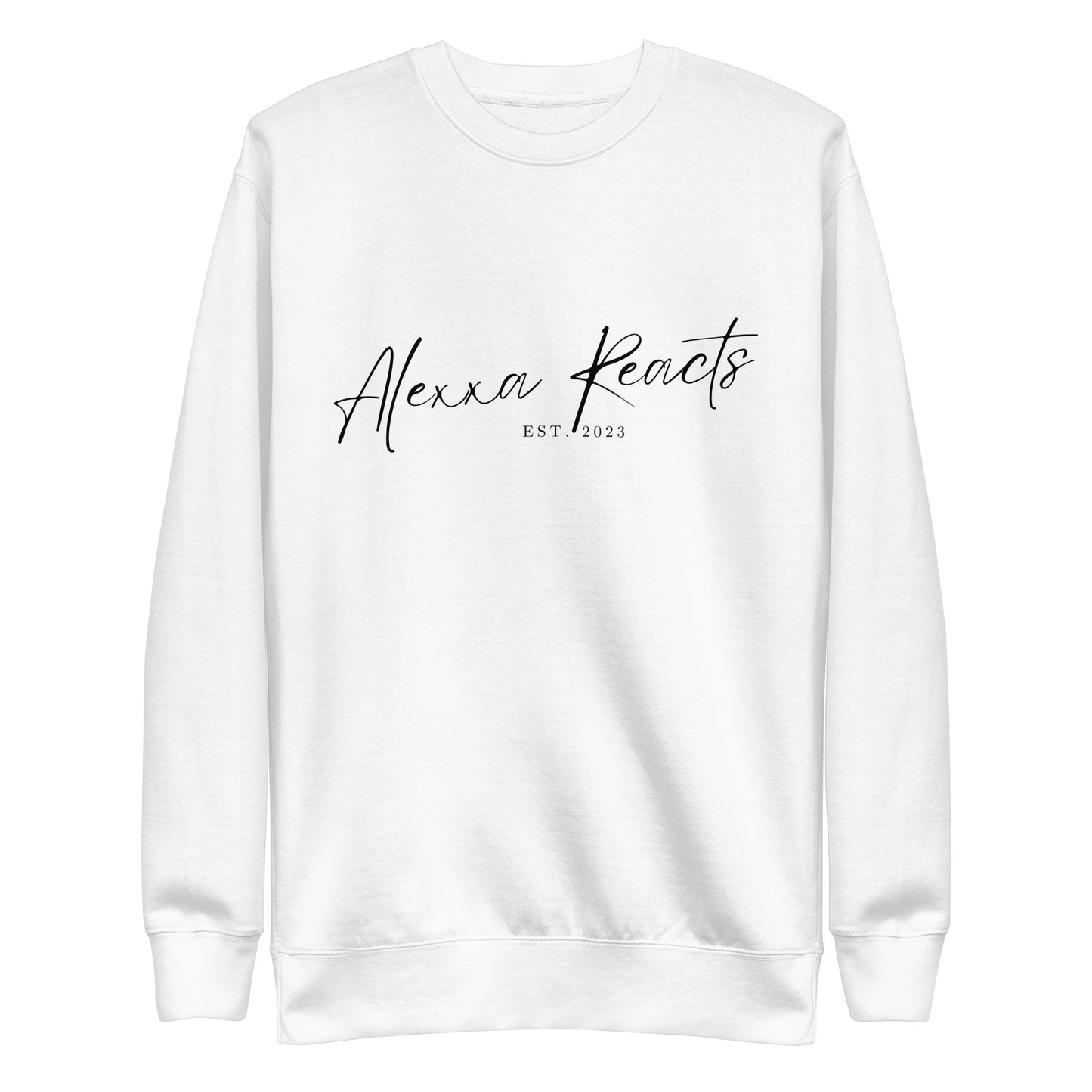 Alexxa Reacts 2023 - Unisex Sweatshirt White