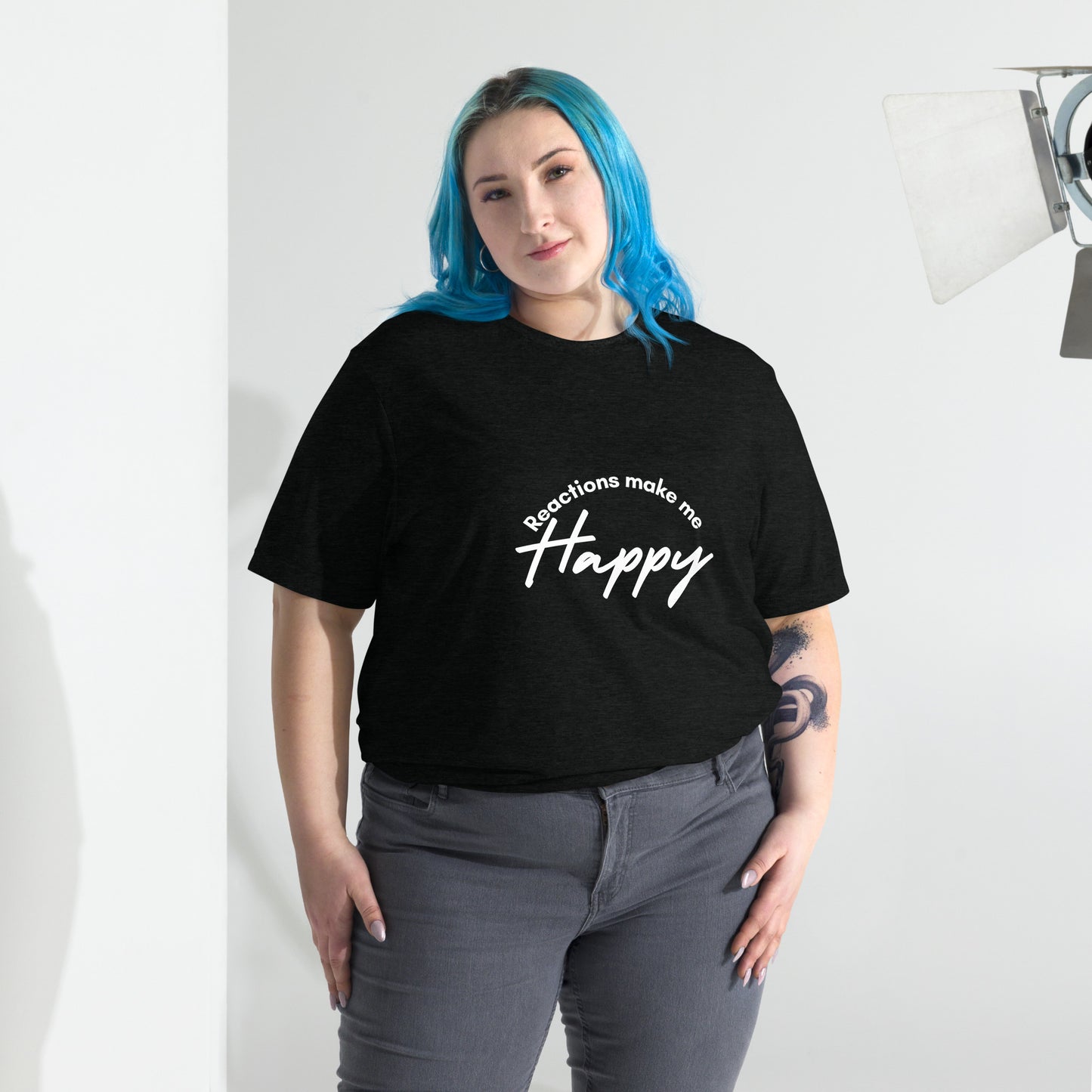 Reactions Make Me Happy - Unisex T-Shirt